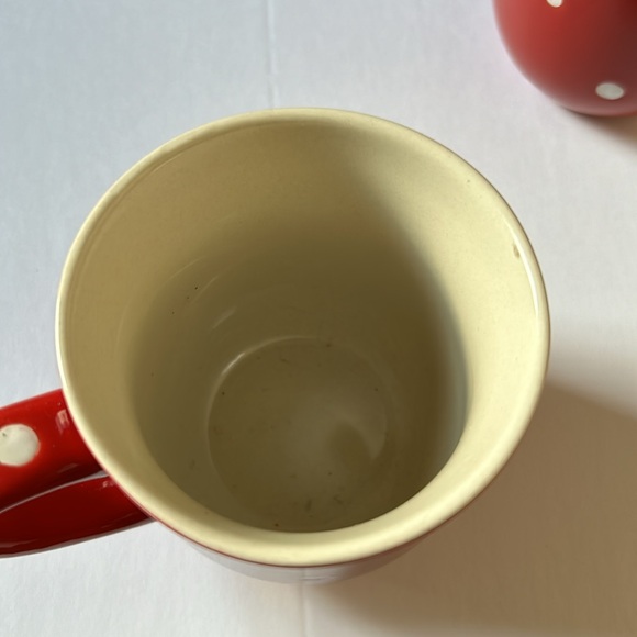 Temptations by Tara set of 3 Red White Polka Dots 12 ounces - Picture 4 of 4